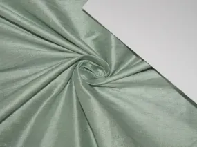 100% silk dupion pastel dusty green color 54" wide slubs MM76[6]