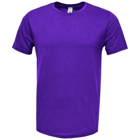 BAW Unisex Purple Soft-Tek Blended T-Shirt