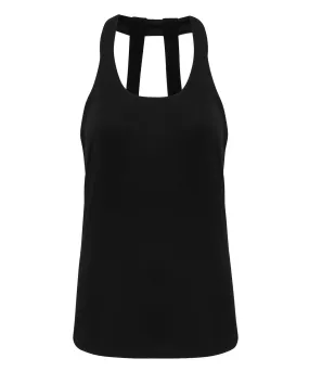 Black - Women's TriDri® double strap back vest