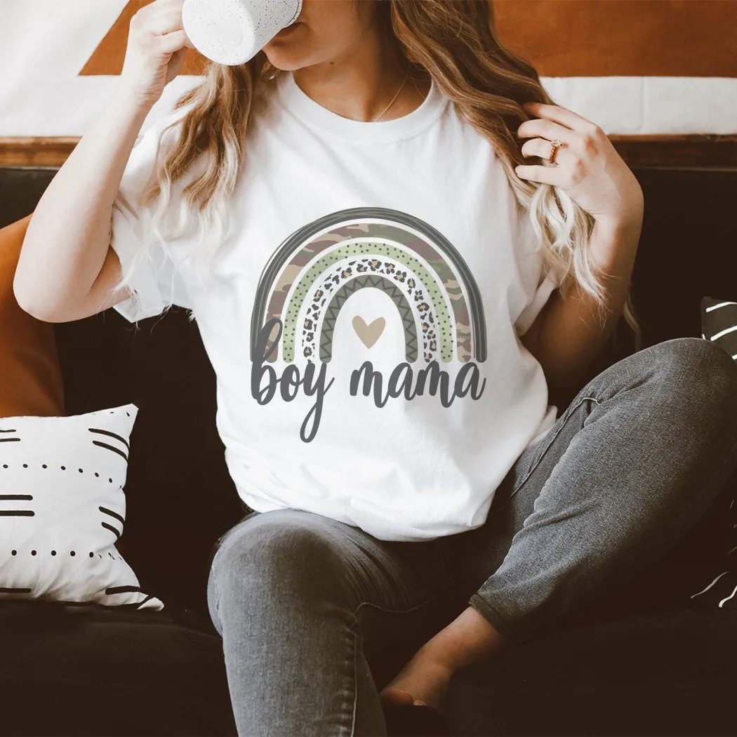 Boy Mama Graphic T-Shirt - ML137