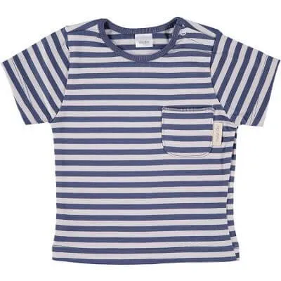 Boys T Shirt - Blue/ Sand