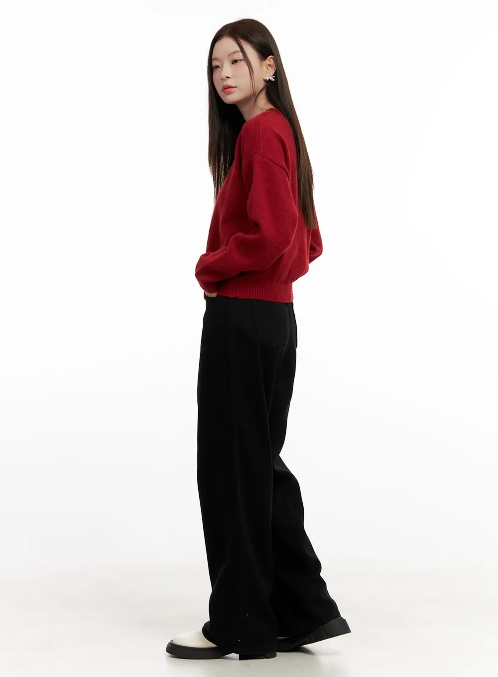 Comfy Wide-Fit Trousers ON422