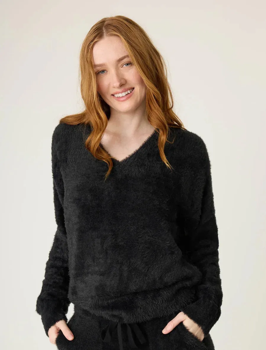 Cozy & Chic Feather Knit Sweater