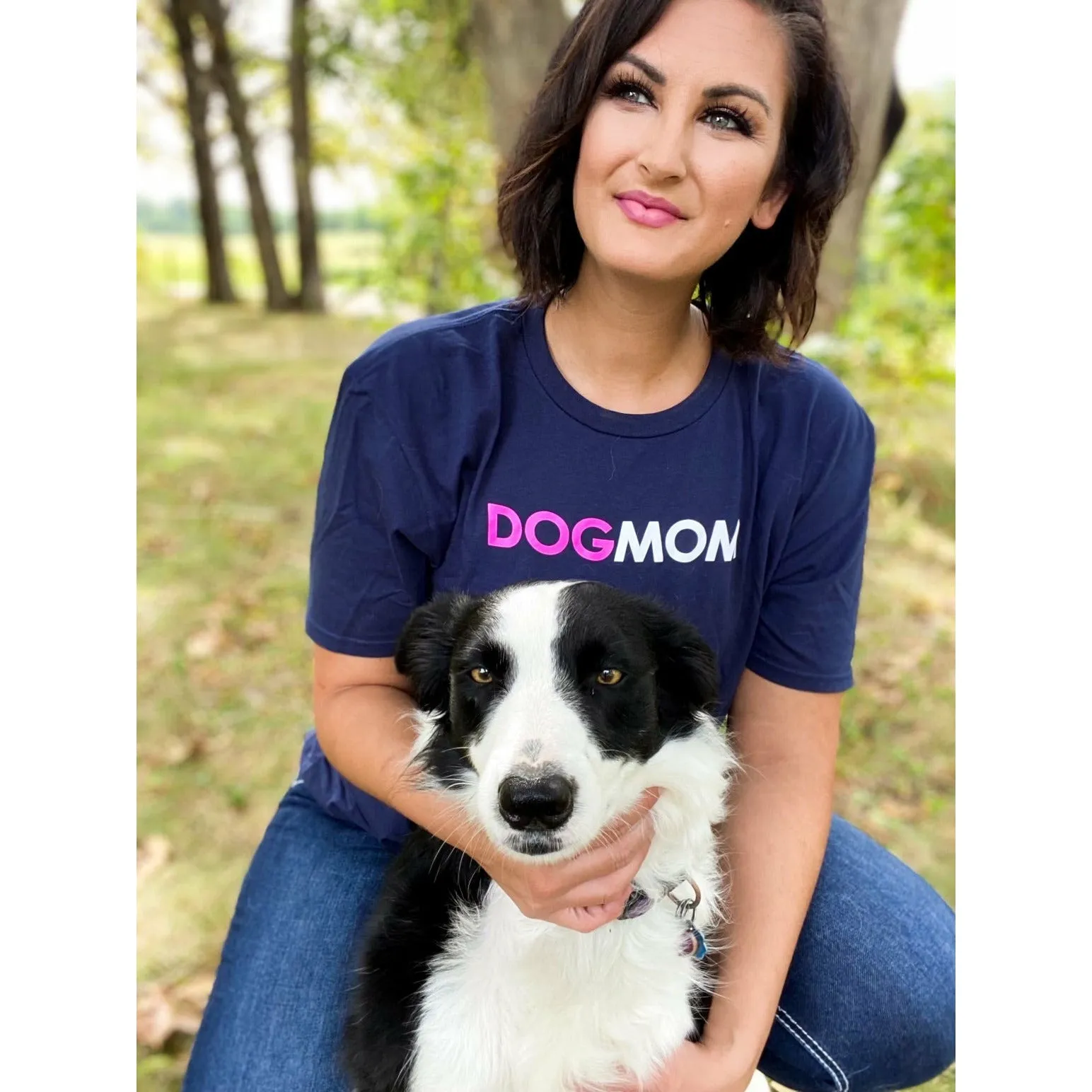 Dogmom Tee - Navy