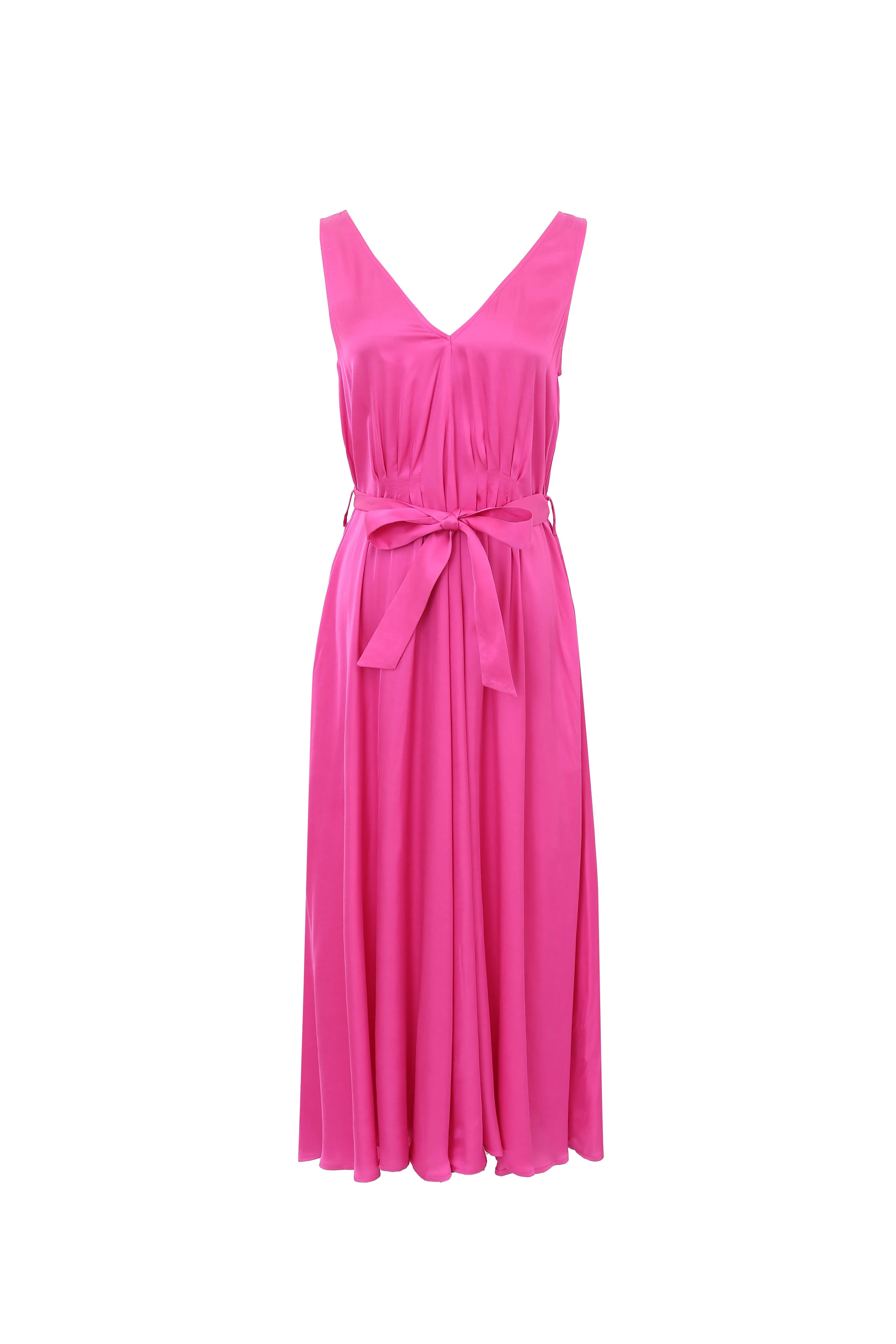 FRNCH - F12570 Satin Tie Dress