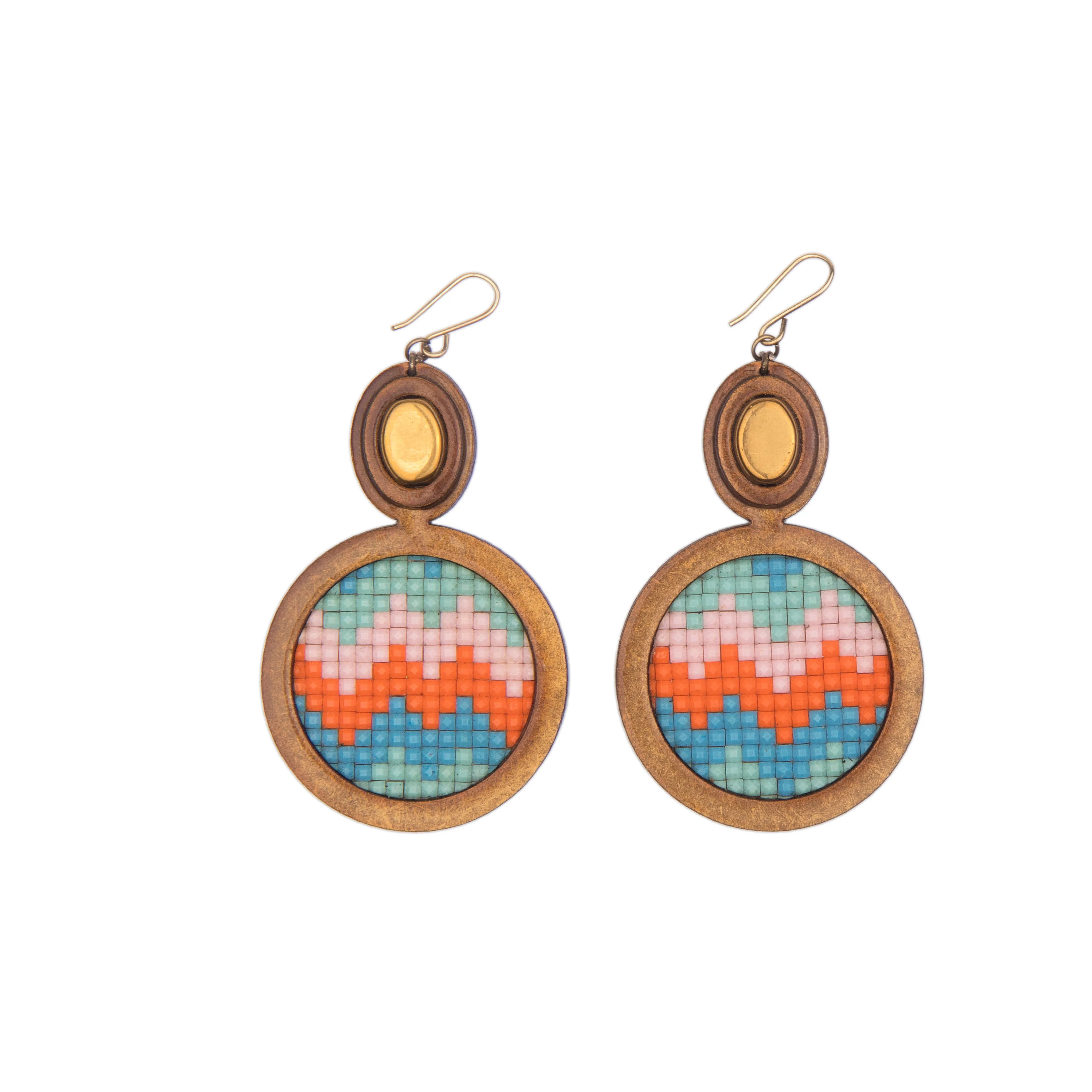 INKATURAH Peacock Pastel Earring