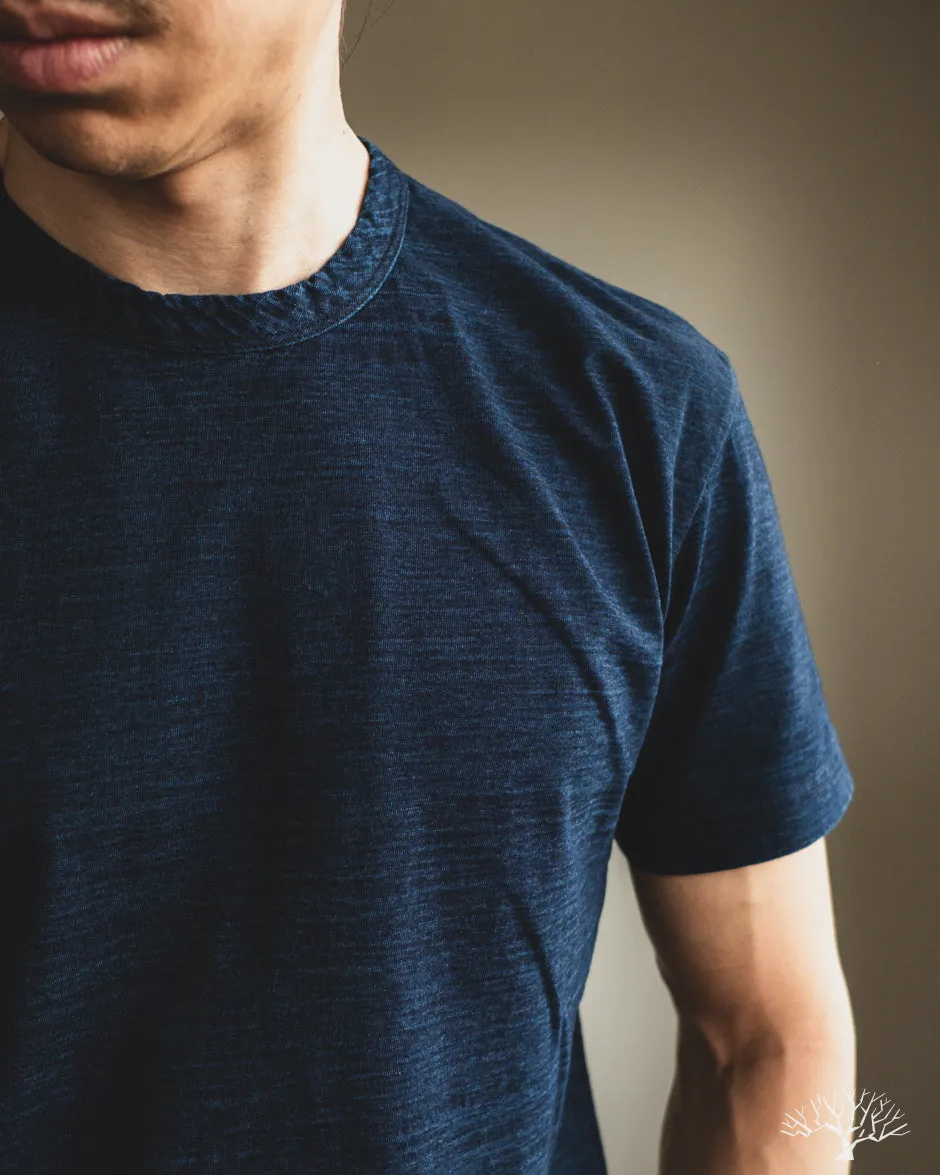 Jersey Crew Neck Tee - Dark Indigo