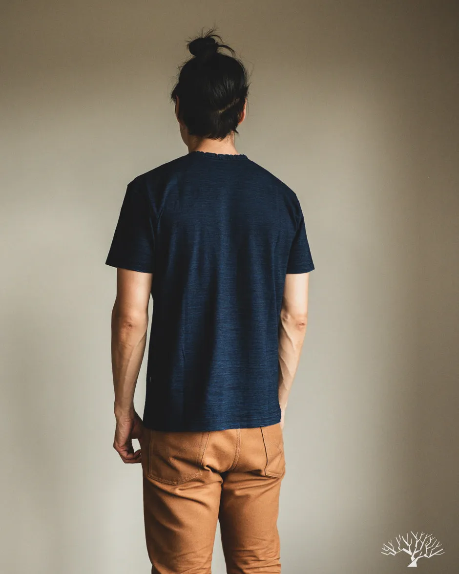 Jersey Crew Neck Tee - Dark Indigo