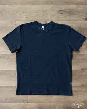 Jersey Crew Neck Tee - Dark Indigo