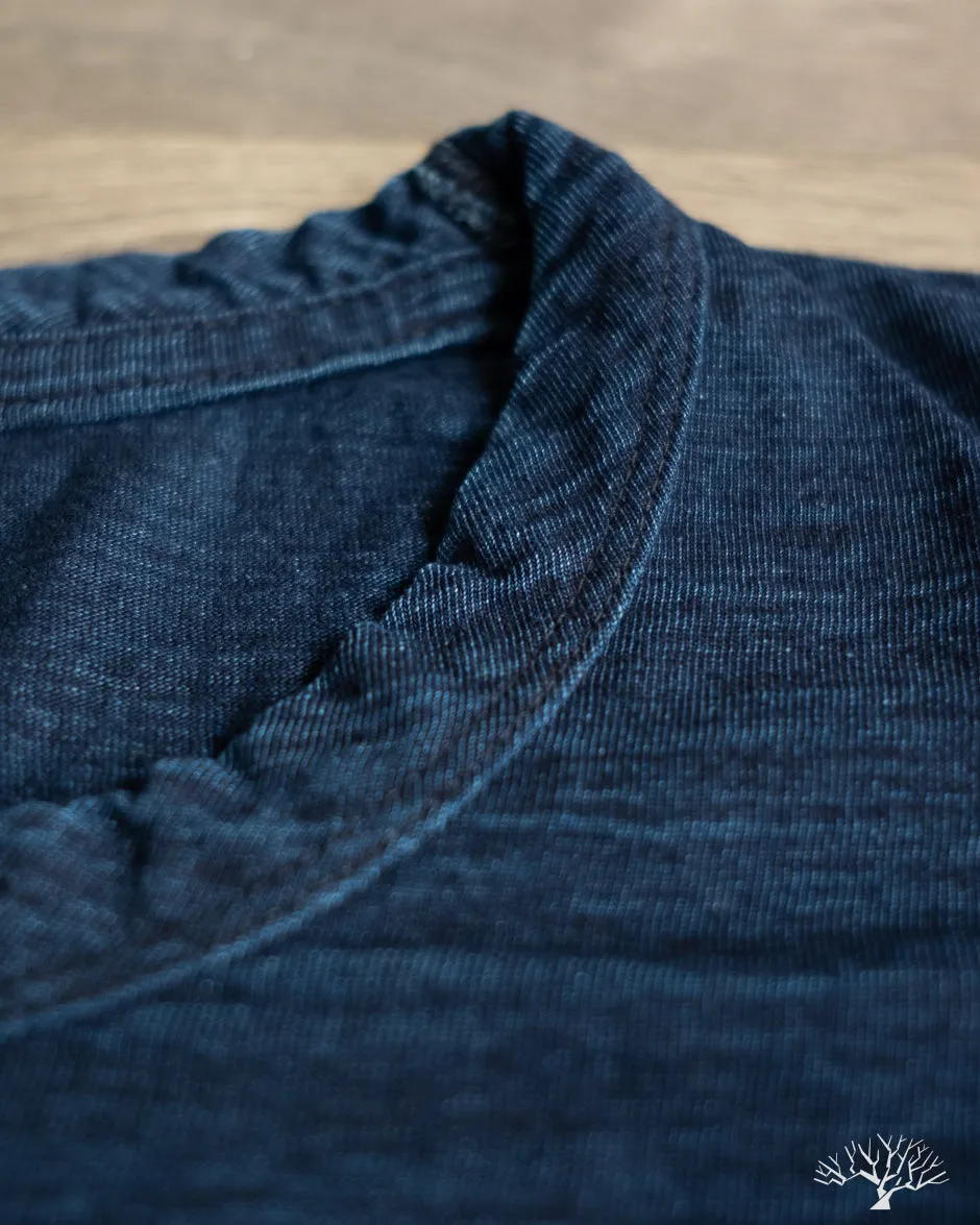 Jersey Crew Neck Tee - Dark Indigo