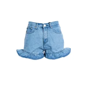 Ladies Shorts - Light Stonewash