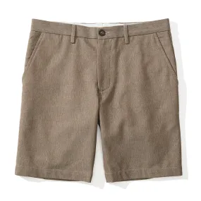 Liam - Light Brown Herringbone Shorts