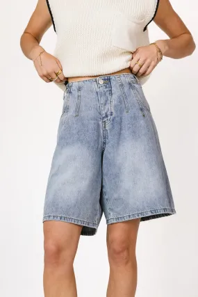 Mary Jane Denim Bermudas - FINAL SALE