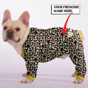 Molly - Personalized French Bulldog Pajamas with Frenchie’s Name – Ultra-Soft, Cozy, and Adorably Stylish!