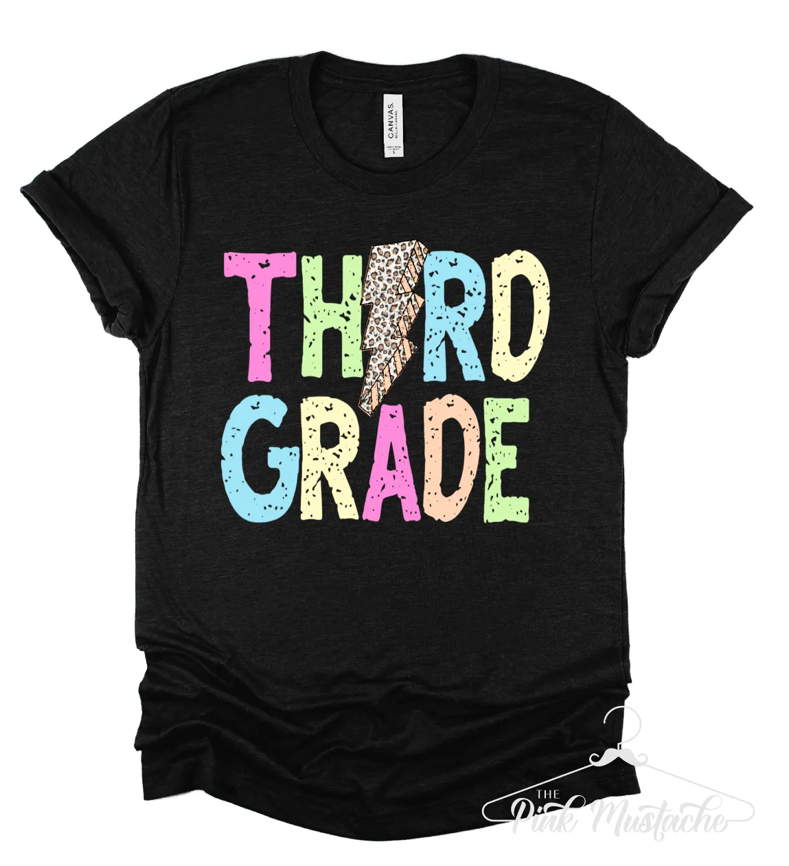 Pastel Soft Style Any Grade Lightning Bolt Tee Shirt/ Teacher Gifts / Retro Teacher Gift/ First Day Of School Shirts