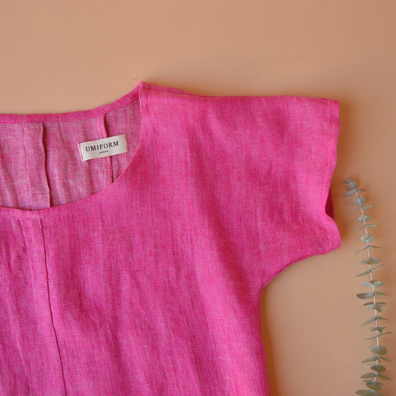 Pieces Top - 100% European Linen - Old Soul Pink Twill (Women S-L)