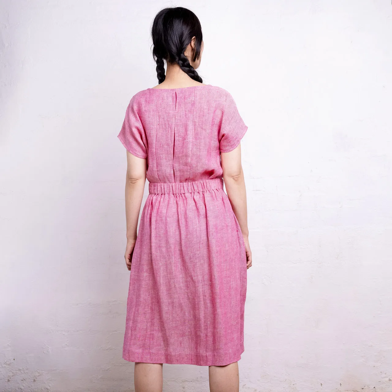 Pieces Top - 100% European Linen - Old Soul Pink Twill (Women S-L)