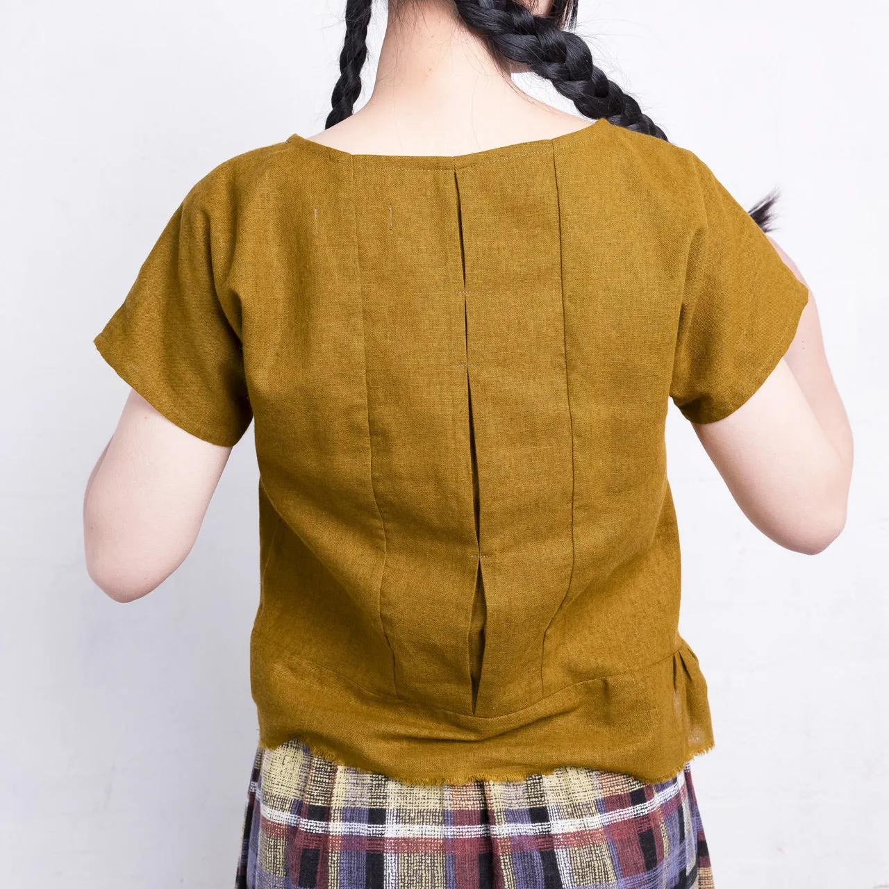 Pieces Top - Organic Linen/Cotton - Dijon (Women S-L)