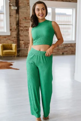 SALE - Eleni Textured Loungewear Set | Size Large