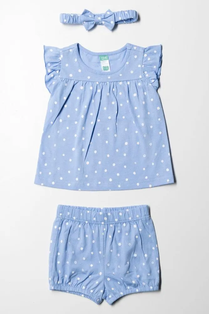 Shorts Set Light Blue