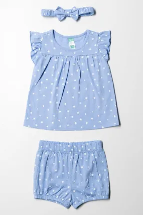 Shorts Set Light Blue