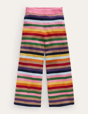 Sparkle Stripe Trousers-Multi Sparkle Stripe