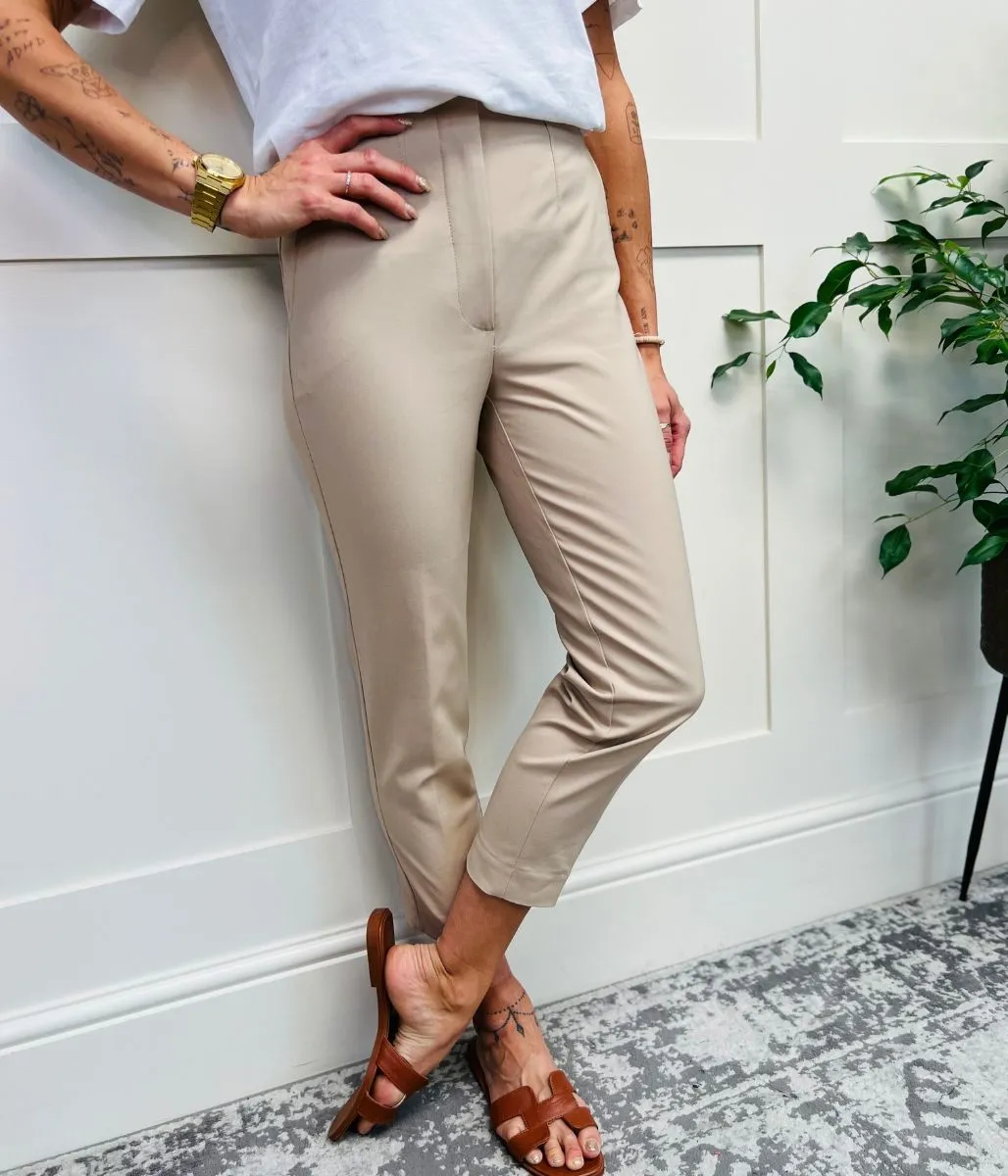 Stone Slim Fit Ankle Grazer Trousers