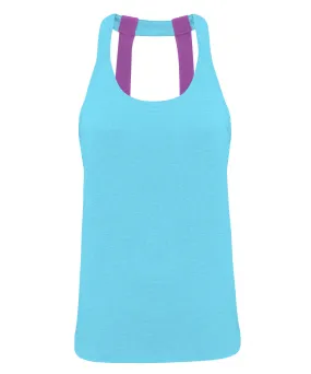 Turquoise Melange - Women's TriDri® double strap back vest