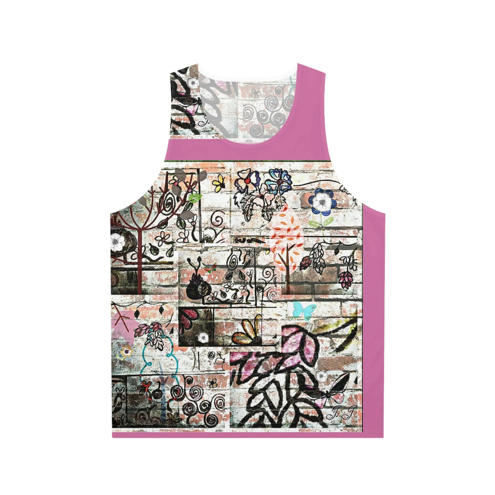 Unisex Tank Top (AOP) DOODLE WHO