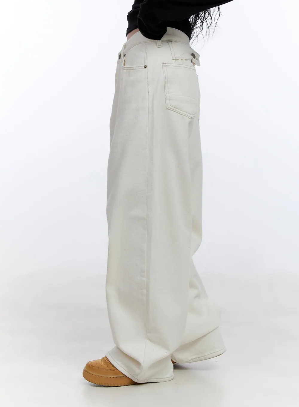 Warm Comfy Wide-Leg Trousers CD419