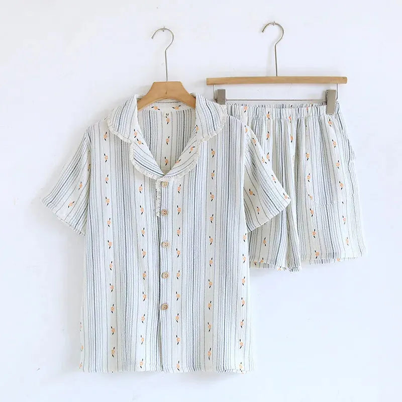 Women's Pure Cotton Pajama Set Soft Sleepwear